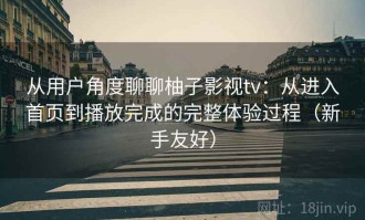 从用户角度聊聊柚子影视tv：从进入首页到播放完成的完整体验过程（新手友好）
