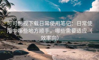 可可影视下载日常使用笔记：日常使用中哪些地方顺手，哪些需要适应（效率向）