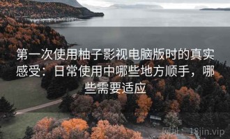 第一次使用柚子影视电脑版时的真实感受：日常使用中哪些地方顺手，哪些需要适应