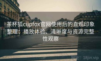 茶杯狐cupfox官网使用后的直观印象整理：播放体验、清晰度与资源完整性观察
