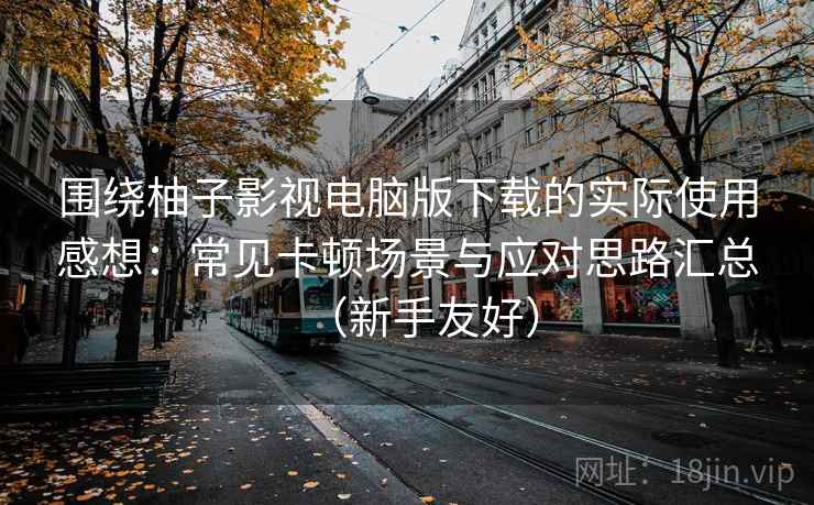围绕柚子影视电脑版下载的实际使用感想:常见卡顿场景与应对思路汇总(新手友好) 围绕柚子影视电脑版下载的实际使用感想:常见卡顿场景与应对思路汇总(新手友好)